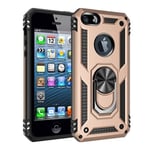 Apple iPhone 5/5S/SE(1st Gen) Military Armour Case Gold