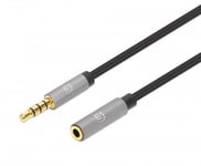 Manhattan MH Stereo Cable  Male/Female  3.5mm AUX  gold plated  5m