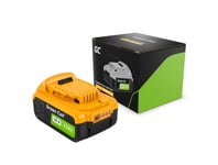 Green Cell Ptdw18v4, Batteri, Litium-Ion (Li-Ion), 4 Ah, 18 V, Dewalt, Borr, Elektriskt Multiverktyg, Eldriven Skruvdragare, Borrhammare, Slipmachine