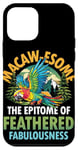 Coque pour iPhone 12 mini Macaw-esome Incarnation de la fabuleuse à plumes