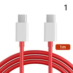 Bärbar Original Oneplus 8Tpro Warp Charge Type-C Dash-kabel 1