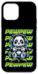 Coque pour iPhone 12 mini Graphique de jeu vidéo Panda Pew pour hommes, garçons, femmes, enfants