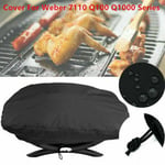 Grillin kansi Weber Q-sarjaan Weber Q1000- ja Q100-sarjan kaasugrilliin vedenpitävä grillin kansi Weber Q1200, Q1400, Q1000, Q140, Q120 ja Q100