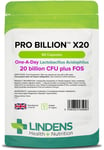 Lindens Probiotic Ultra 3-PACK 180 Capsules Acidophilus Huge 20 Billion Bacteria