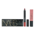 NARS Kiss The Stars Matte Lip Duo Gift Set: Lip Pencil Dolce Vita 2.4g - Lip Color Dolce Vita 7.5ml