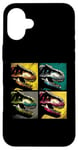 Coque pour iPhone 16 Plus T-Rex Pop Art – Vintage T-Rex Dino Dinosaur Lover