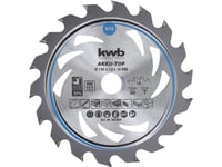 Kwb 581854, Spånskiva, Hårt Träslag, Plast, Plywood, Mjuka Träslag, 13 Cm, 1,6 Cm, Tungsten Carbide Tipped (Tct), 1 Mm, 1,6 Mm