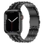 Anlinser Metal Strap Compatible with Apple Watch Straps 46mm 45mm 44mm 42mm 41mm 40mm 38mm, Adjustable Stainless Steel Band for iWatch Ultra 2 Series 10/9/8/7-1,SE (49/46/45/44/42, Black)