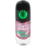 ESSENCE GEL NAIL VARNISH Vegan Friendly Hidden Jungle Pink Glitter Shimmer Shade