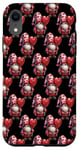 iPhone XR Funny Valentines Gnome Dad Graphic With Red Heart Lollipops Case