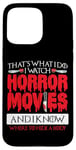 iPhone 15 Pro Max Scary Horror Movie I Watch Horror Movies Case