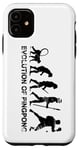 Coque pour iPhone 11 Ping Pong Evolution pour les joueurs de tennis de table