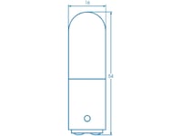 Barthelme 00122610 Lille Rørlampe 220 V, 260 V 6 W, 10 W Ba15d Klar 1 Stk