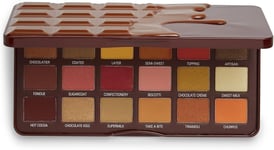 I Heart Revolution, Chocolate, Eyeshadow Palette, Cocoa Chocolate, 18 Shades, 16