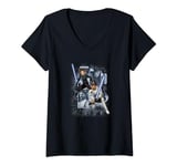 Star Wars The Clone Wars Battle Schematics T-Shirt avec Col en V