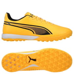 PUMA King Match Tt Forever Faster - Sun Stream/svart/rosa - Turf (Tf), storlek 47