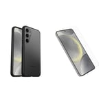 OtterBox Protective Sleek Case Samsung Galaxy S24+ Black Crystal - clear/black - ProPack with Premium Glass Screen Protector