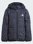 adidas Light Padded Jacket - Blue, Blue, Size 6-7 Years