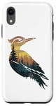 Coque pour iPhone XR Pic vert, chasse, randonnée, camping, forêt, hommes et femmes