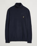 Lyle & Scott Cotton/Merino Turtleneck Dark Navy