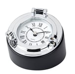 Nauticalia Horloge de Bureau Hublot Chromé