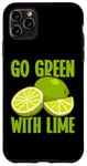 Coque pour iPhone 11 Pro Max Commencez au vert avec Lime Eco Citrus Fun