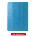 Case för Apple iPad 7 8 9 10.2 2019 2020 2021 A2270 A2428 A2429 7:e 8:e 9:e generationens Trifold Leather Flip Smart Cover iPad 8th 10.2 2020 Sky Blue