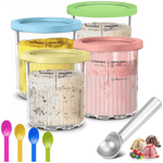 Ice Cream Containers Replacement for  Creami Pints and Lids 24oz Cups6699