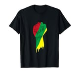 Motherland Afro African American History Month Fist T-Shirt