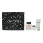 Calvin Klein Euphoria Men 3 Piece Gift Set For Men