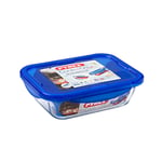 Pyrex Cook & Go Medium Rectangular Dish With Lid 1.7Ltr