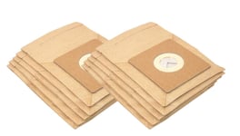 10 x Vacuum Cleaner Hoover Dust Paper Bags For Tesco VC206 VC207 VC230