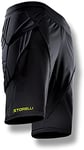 Storelli Short de Gardien de But ExoShield | Short de Compression de Football rembourré | Protection renforcée de la Cuisse et de la Hanche |