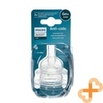 Philips Avent Silicone Tétine Anti-coliques De 6 Mois SCY764/02 2 Pièces