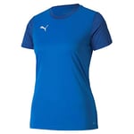 PUMA Women's teamGOAL 23 Sideline Tee W T-Shirt, Electric Blue Lemonade-Team Power Blue, Large