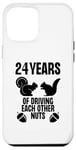 Coque pour iPhone 15 Plus 24 ans à se rendre dingues, femme, mari, mariage