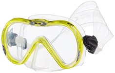 SEAC Boss Masque de plongée Mono Verre Adulte Jaune