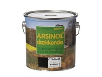 Arsinol Coating White Ral 9010 2,5L. Beläggning, Tixotrop Träskyddsmedel Som Innehåller Linolja Och Tillsatta Färgpigment Med Hög Ljusbeständighet.