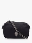 Kurt Geiger London Shoreditch Leather Camera Cross Body Bag, Black