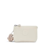 Kipling Creativity S Petit Sac à Main, Pochettes, étuis, Beige Pearl (Blanc)