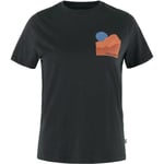 Fjällräven Womens Nature T-shirt (Svart (BLACK/550) XX-small)