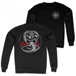 Hybris Cobra Kai White Patches Sweatshirt (Black,XL)