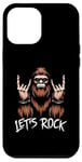 Coque pour iPhone 12 Pro Max Let's Rock Sasquatch Bigfoot