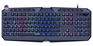 Speedlink - LUDICIUM RGB Rainbow Gaming Keyboard, black - US Layout