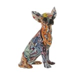 Alexandra House Living Figurine décorative Multicolore en Plastique pour Chien 15 x 18 x 27 cm