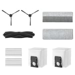 Eureka Kit Complet d'Accessoires pour J20 Robot Aspirateur : 2 x Brosses Latérales 1 x Brosse Principale en Caoutchouc 2 x HEPA 1 x Serpilillère Mate 1 x Serpillière Lisse et Mate 2 x Sacs à Poussière