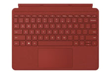 Microsoft Surface Go Type Cover - tastatur - med trackpad, accelerometer - Nordisk - poppy rød