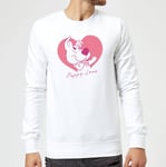 Scooby Doo Puppy Love Sweatshirt - White - L - White