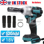 Makita DTW285 520N.M 18V Impact Electric Cordless Brushless Wrench Rechargeable