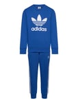 Adidas Originals Trefoil Crew Se Blå